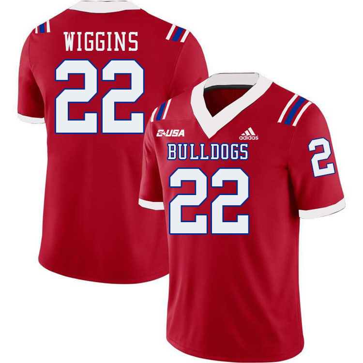 Omiri Wiggins Louisiana Tech Jersey,LA Tech Bulldogs Football Jerseys,Uniforms,Gears-Red